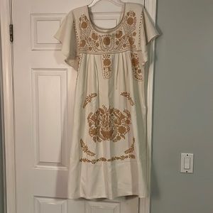 Handmade traditional Mexican dress